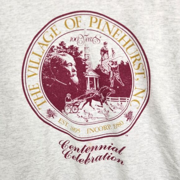 Signal Sport Vintage 1995 Village Of Pinehurst North Carolina SS Graphic Tee M - Picture 2 of 7
